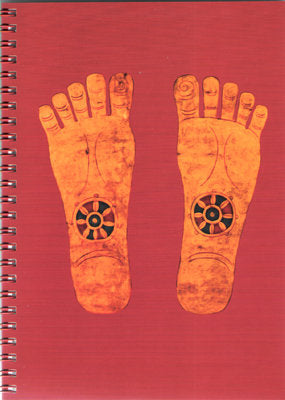 Footprints of The Buddha - Notebook - Dharma Publishing