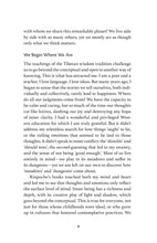 The Undreamed Self