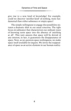 Dynamics of Time and Space