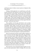 Knowledge of Time and Space