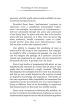 Knowledge of Time and Space