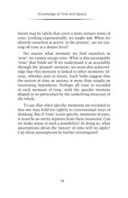 Knowledge of Time and Space