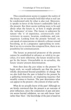 Knowledge of Time and Space