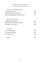 Knowledge of Time and Space