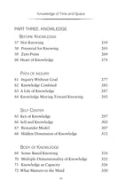 Knowledge of Time and Space